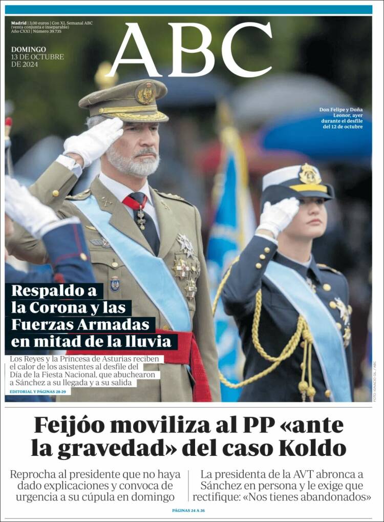 Portada de ABC (España)