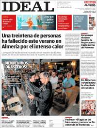 Portada de Ideal Almeria (España)