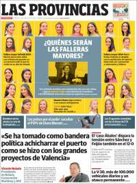 Portada de Las Provincias (España)