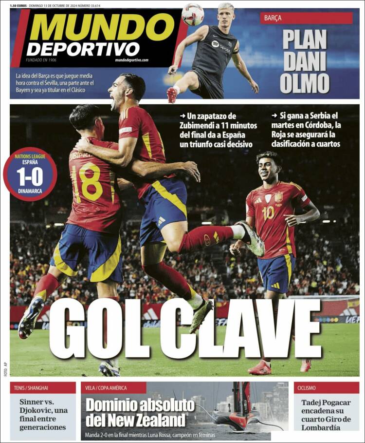 Portada de El Mundo Deportivo (España)