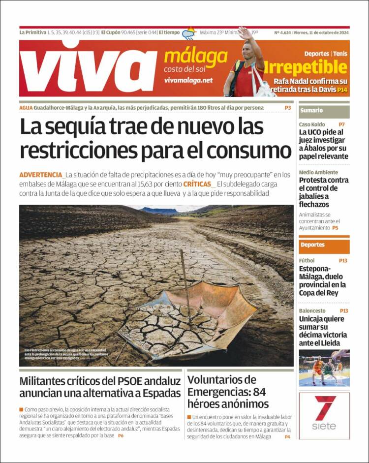 Portada de Viva Málaga (España)