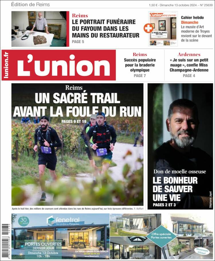 Portada de L'Union (Francia)