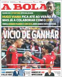 Portada de A Bola (Portugal)