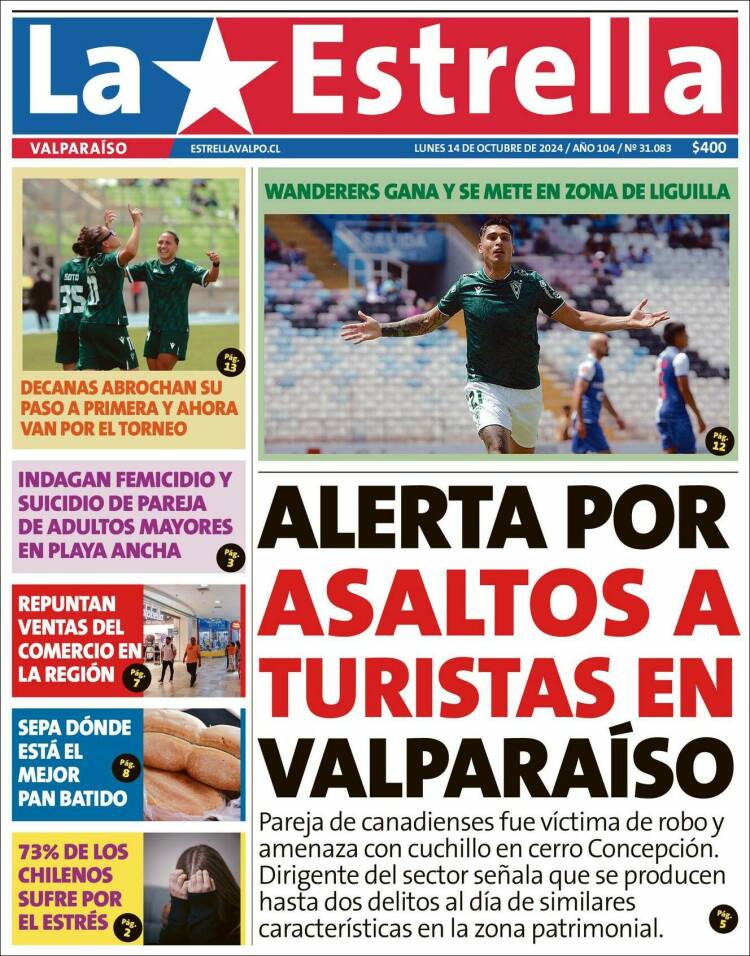 Portada de Estrella de Valparaiso (Chile)