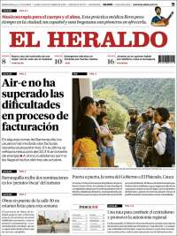 Portada de El Heraldo (Colombia)