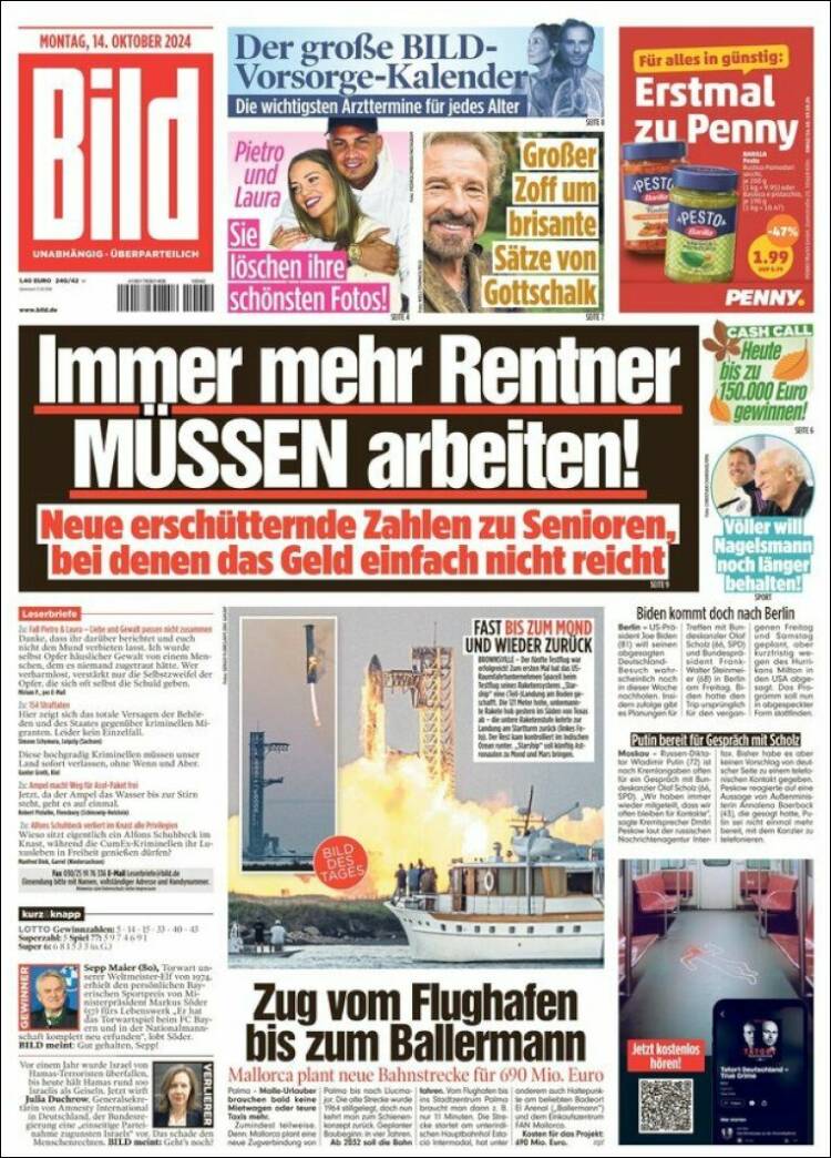 Portada de Bild (Alemania)