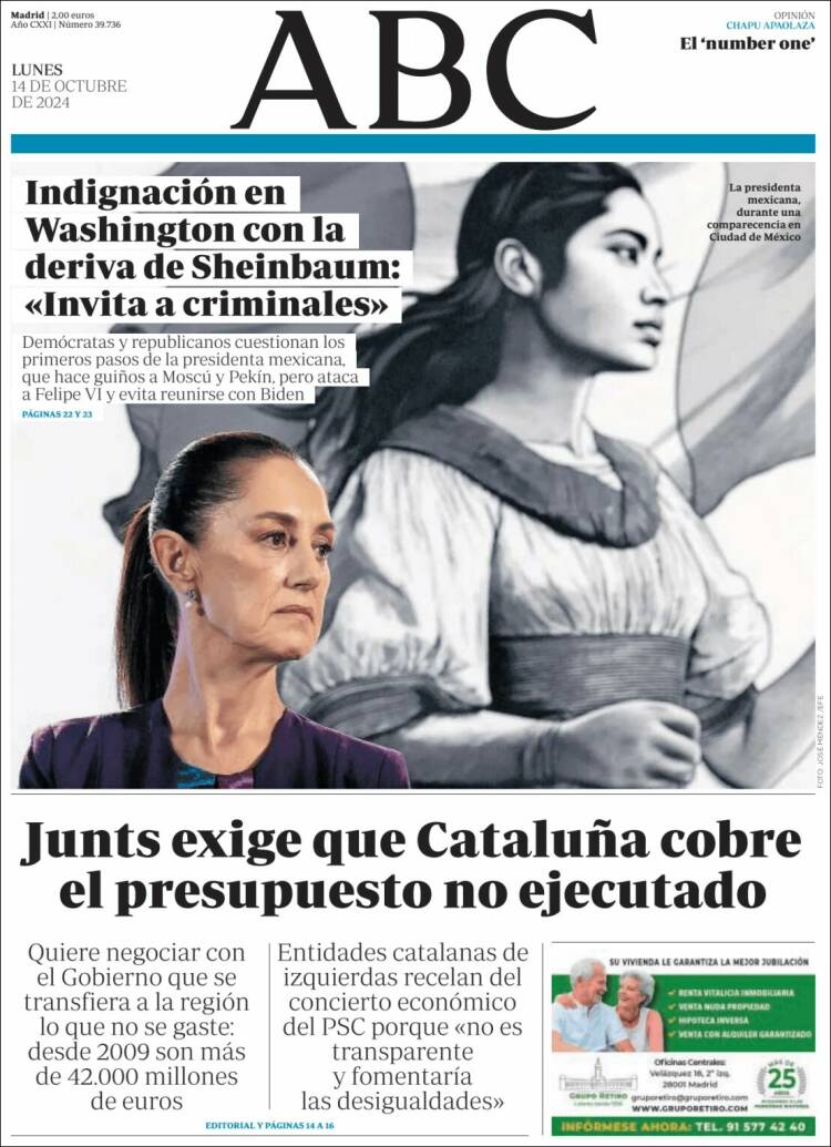 Portada de ABC (España)