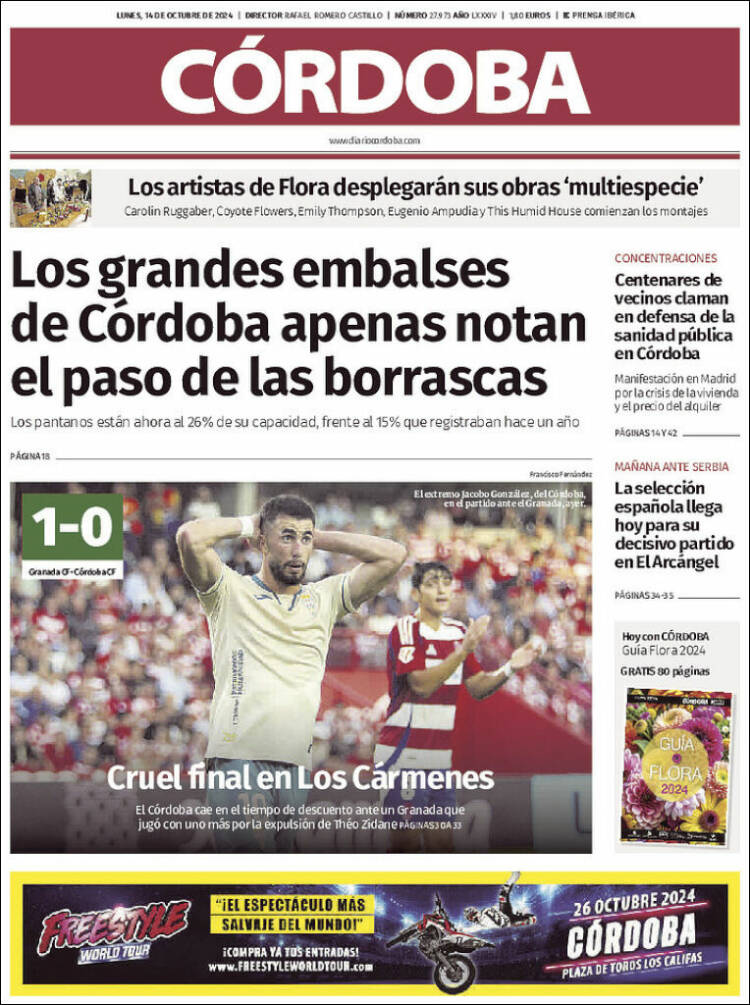 Portada de Diario de Córdoba (España)