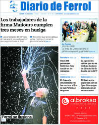 Portada de Diario de Ferrol (España)