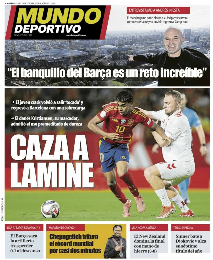 Portada de El Mundo Deportivo (España)