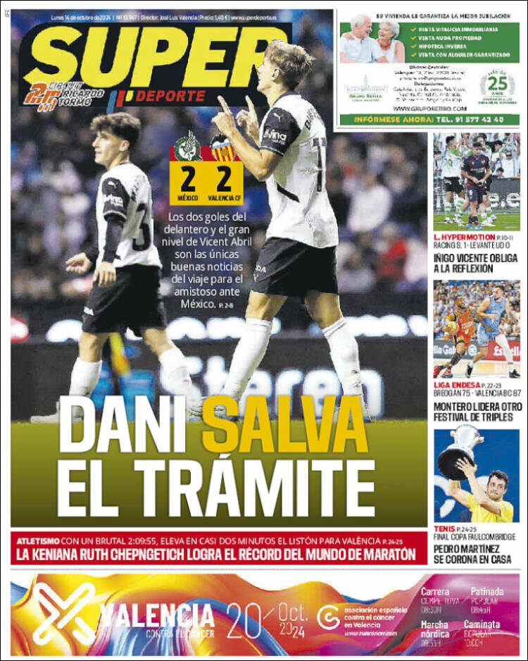 Portada de Superdeporte (España)