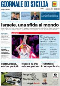 Portada de Giornale di Sicilia (Italia)