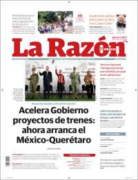 Portada de La Razón (México)