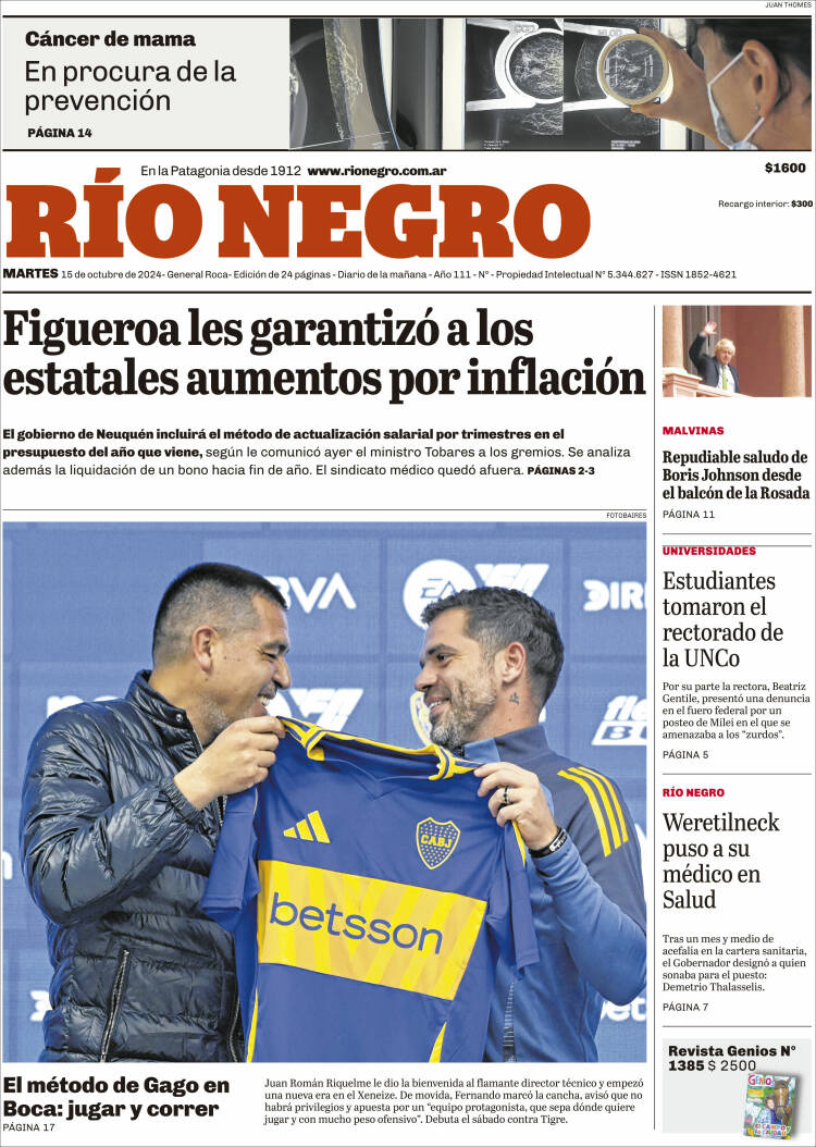 Portada de Rio Negro (Argentina)