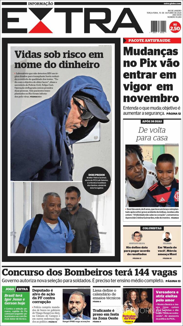 Portada de Extra (Brasil)