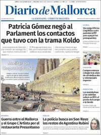 Portada de Diario de Mallorca (España)