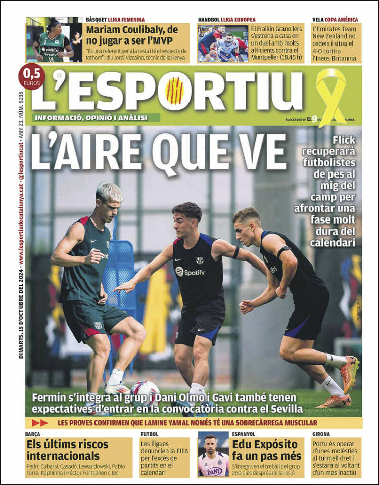 Portada de L'Esportiu (España)