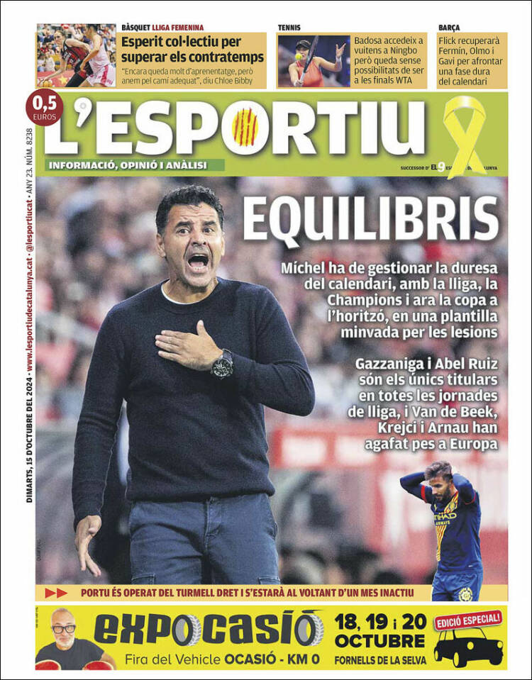 Portada de L'Esportiu : Girona (España)