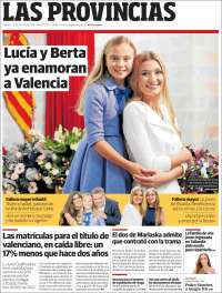 Portada de Las Provincias (España)