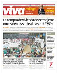 Portada de Viva Málaga (España)