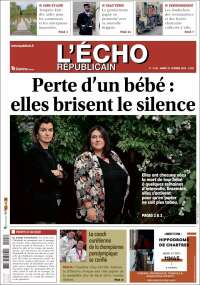 Portada de L'Echo Républicain (Francia)