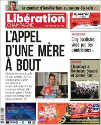 Portada de Libération Champagne (Francia)