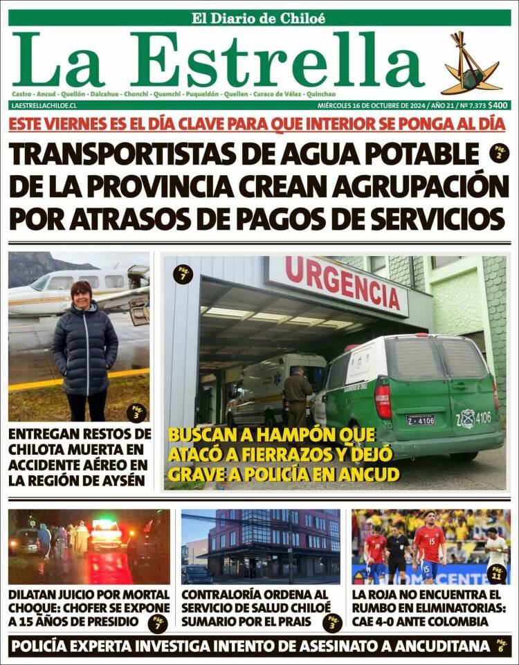 Portada de Estrella de Chiloé (Chile)