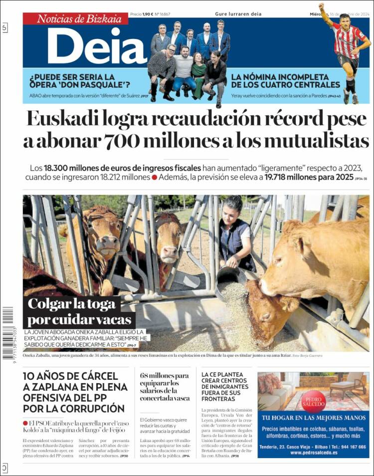 Portada de Deia (España)