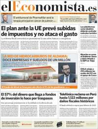 Portada de El Economista (España)