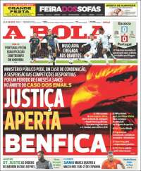 Portada de A Bola (Portugal)