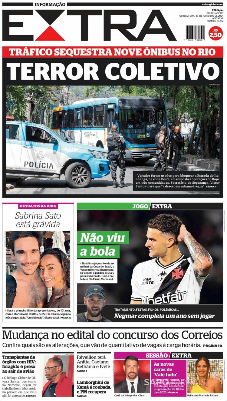 Portada de Extra (Brasil)