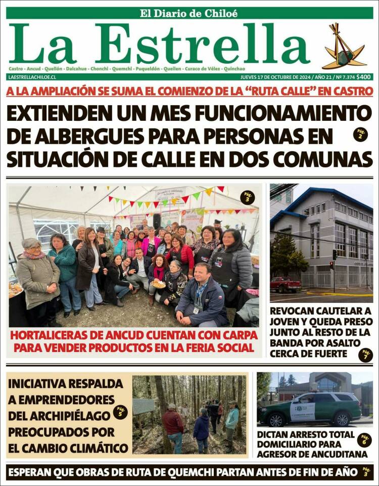 Portada de Estrella de Chiloé (Chile)