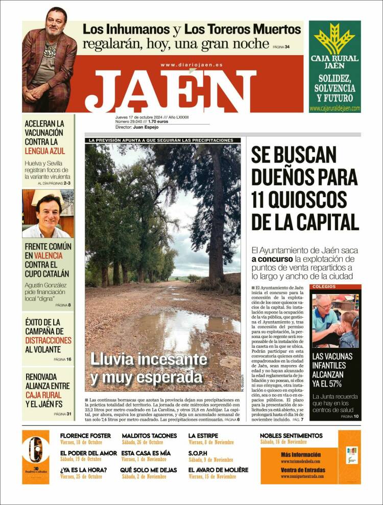 Portada de Diario Jaén (España)