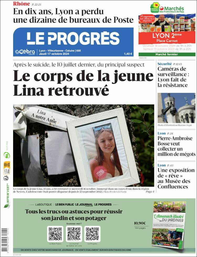 Portada de Progres de Fecamp (Francia)