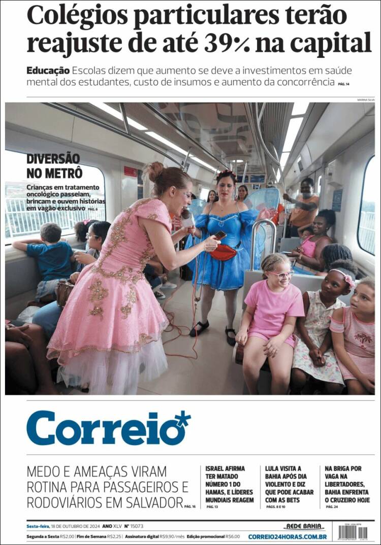 Portada de Correio* (Brasil)