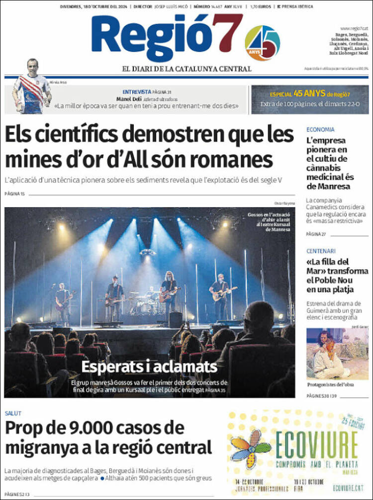 Portada de Regio7 (España)