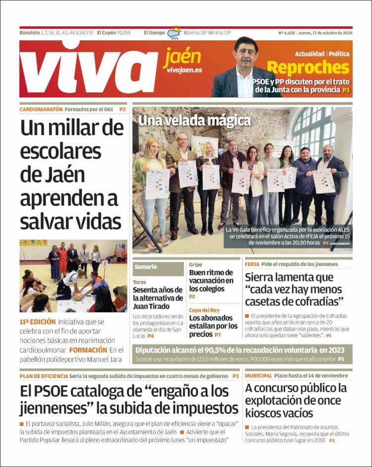 Portada de Viva Jaén (España)