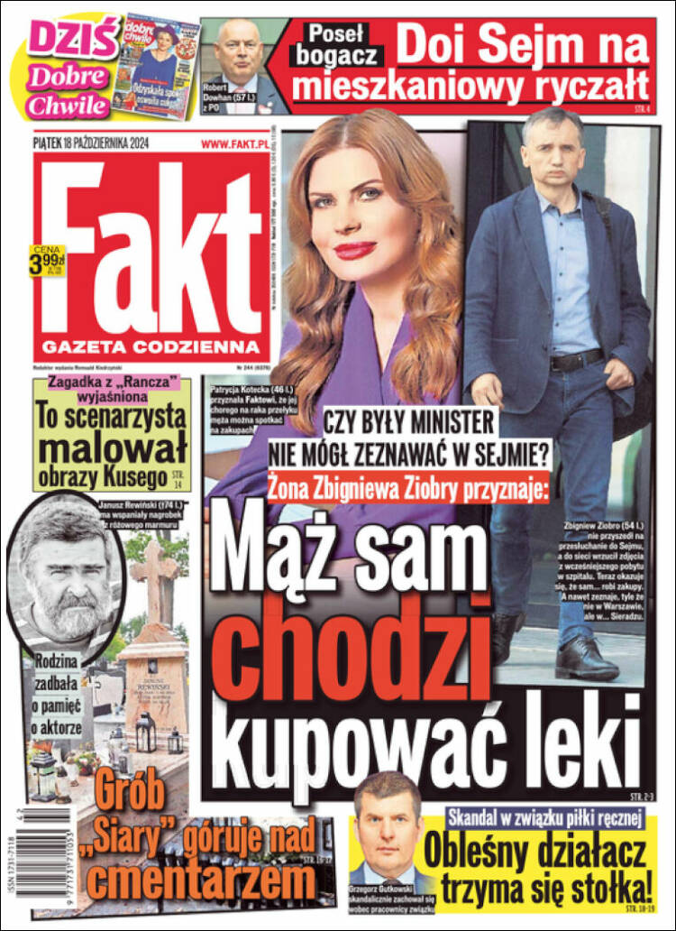 Portada de Fakt (Polonia)