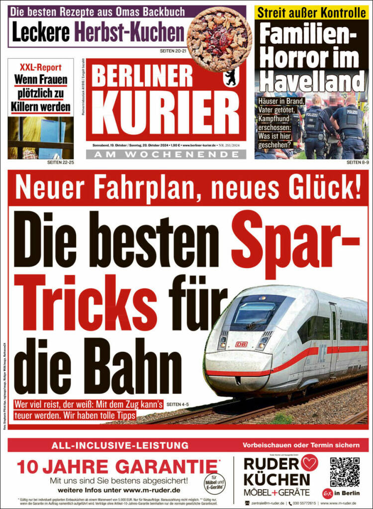 Portada de Berliner Kurier - Startseite BK (Alemania)