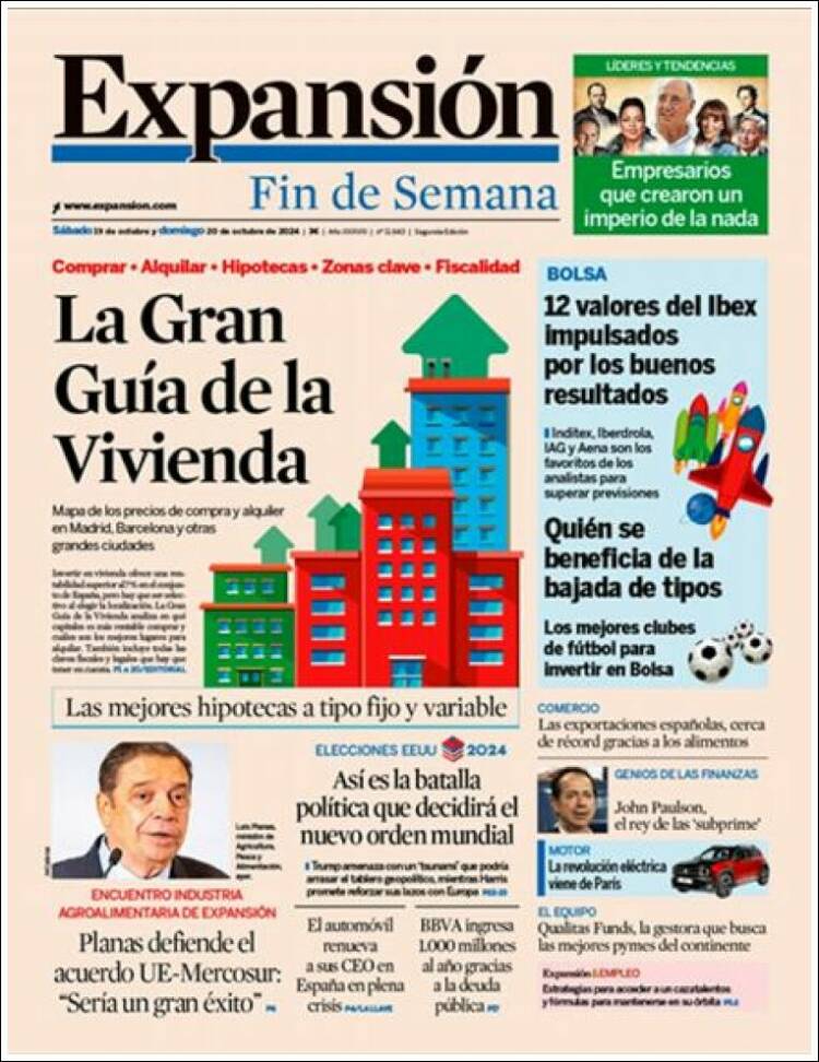 Portada de Expansión (Espa&ntilde;a)