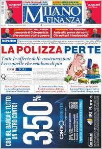 Portada de Milano Finanza (Italia)