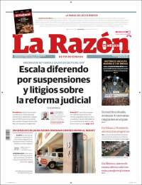 Portada de La Razón (M&eacute;xico)