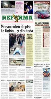 Portada de Reforma (M&eacute;xico)