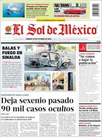 Portada de El Sol de México (M&eacute;xico)