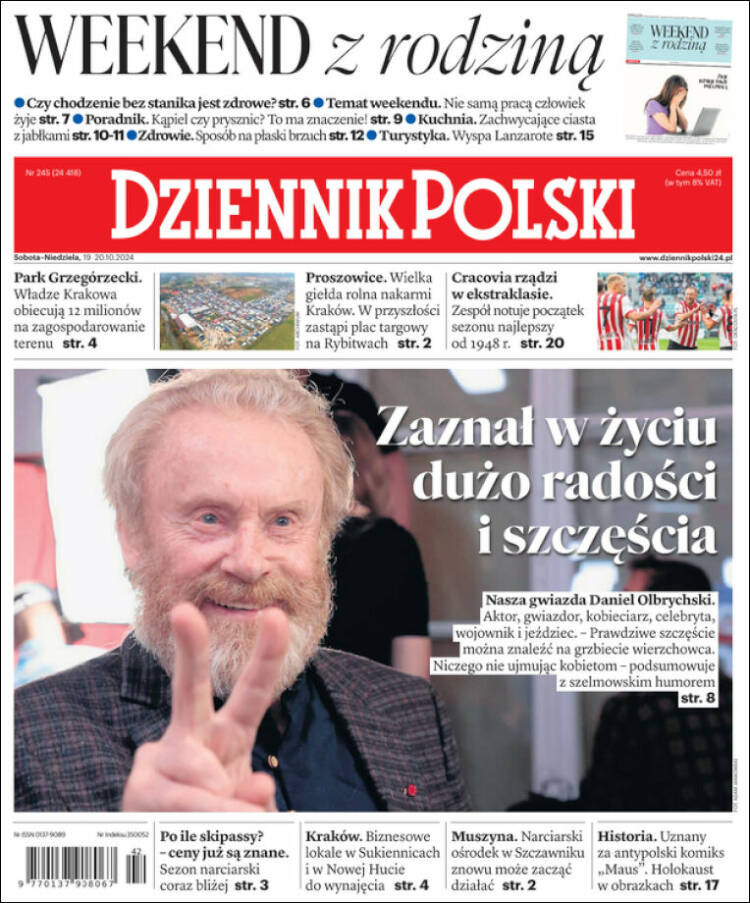 Portada de Dziennik (Polonia)