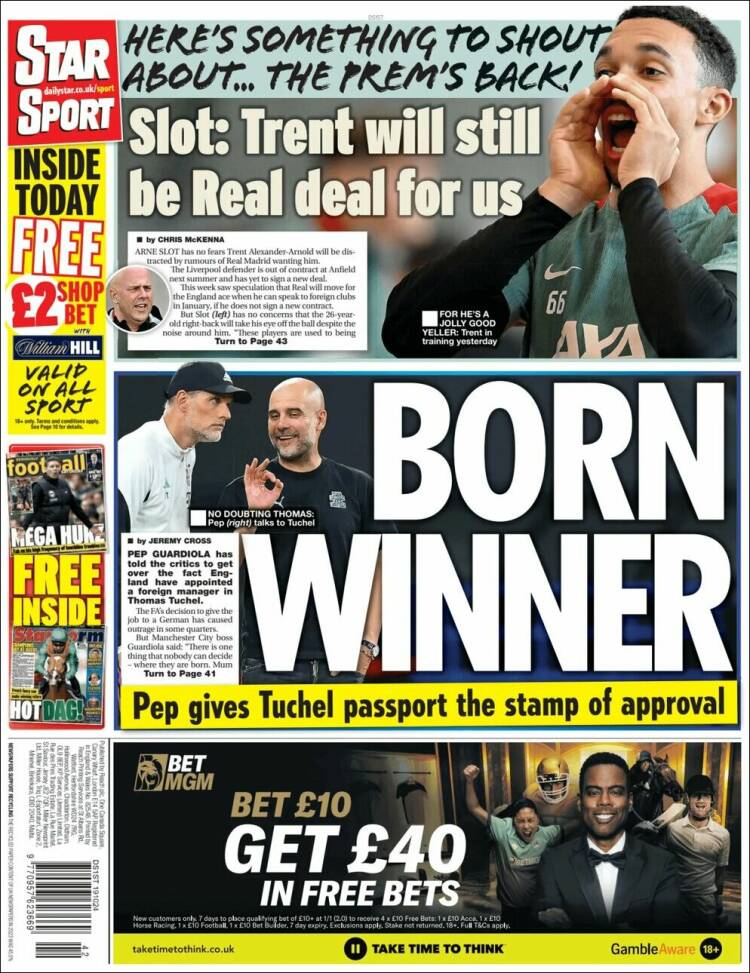 Portada de Star Sport (Reino Unido)
