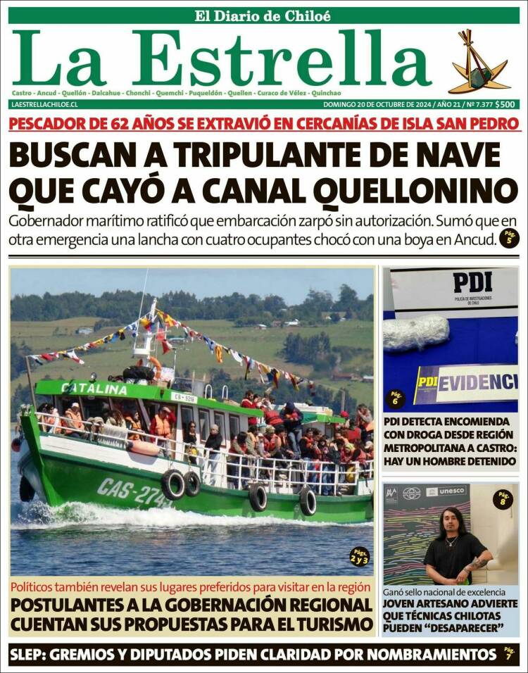 Portada de Estrella de Chiloé (Chile)