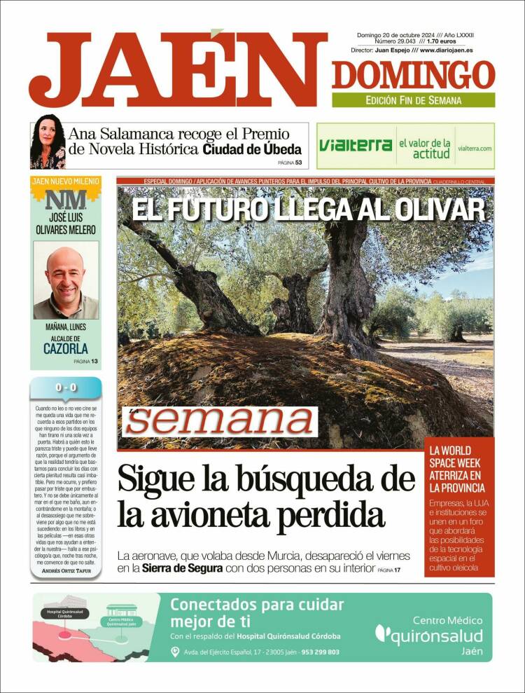 Portada de Diario Jaén (España)