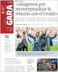 Portada de Gara (España)