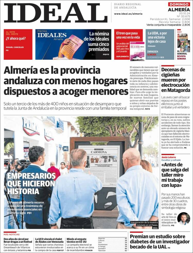 Portada de Ideal Almeria (España)